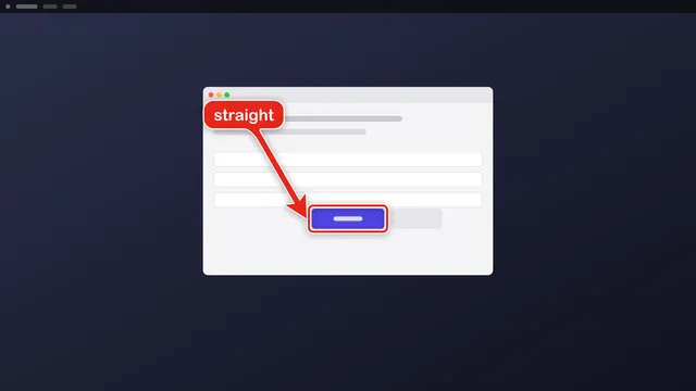 A straight arrow
