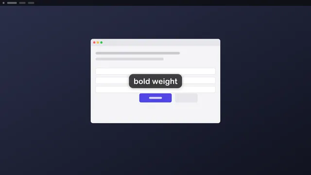 Bold text